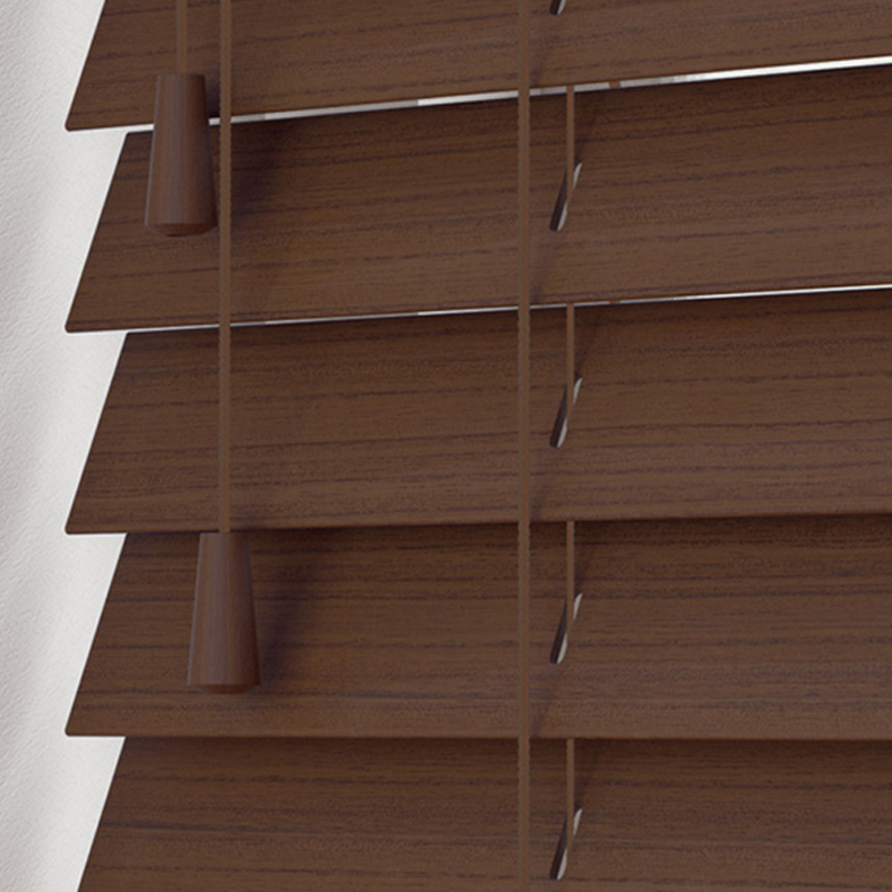 New Edge Blinds Grained Venetian Blinds Chocolate 120cm Image 3