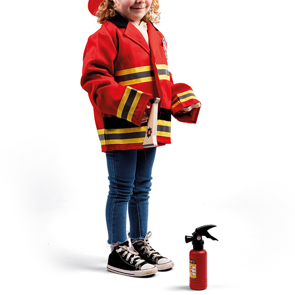 Bigjigs Toys Firefighter Dress Up Red Image 5
