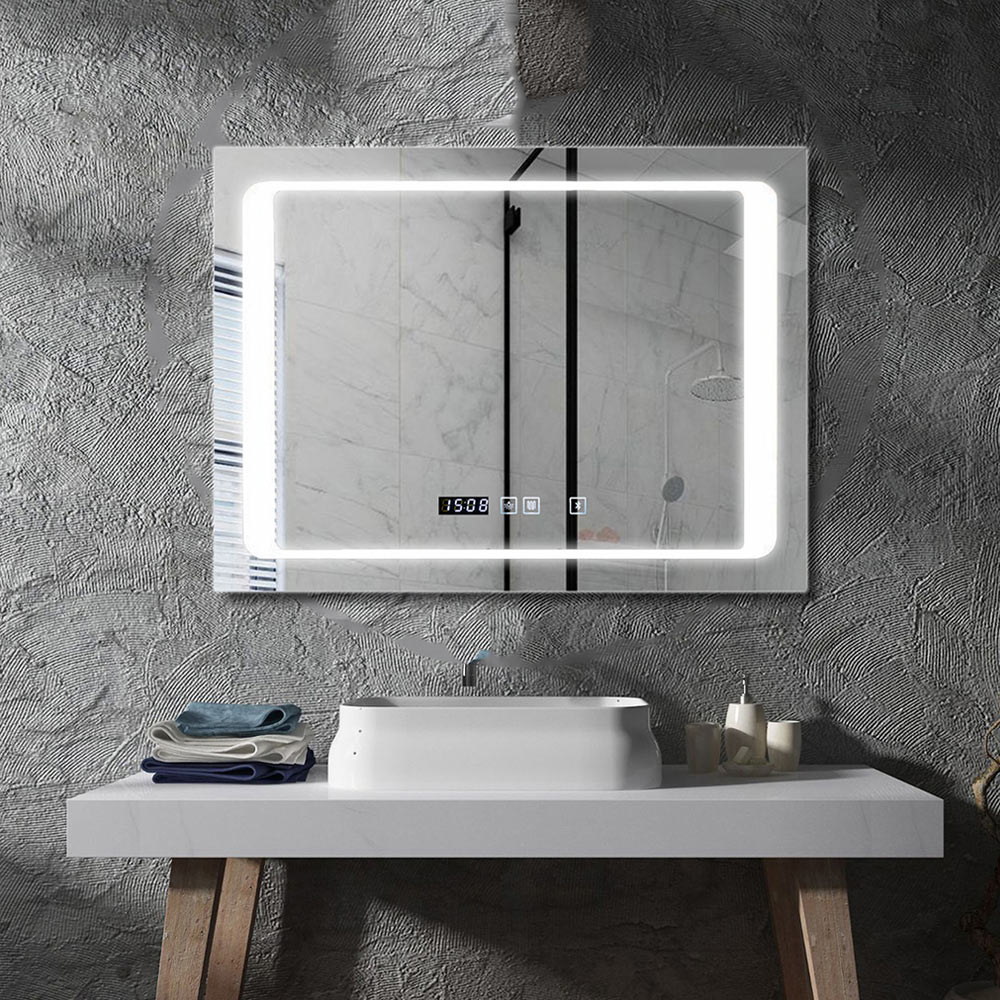 Ener-J Rectangle LED Mirror with Bluetooth Speaker and Changeable CCT Image 5