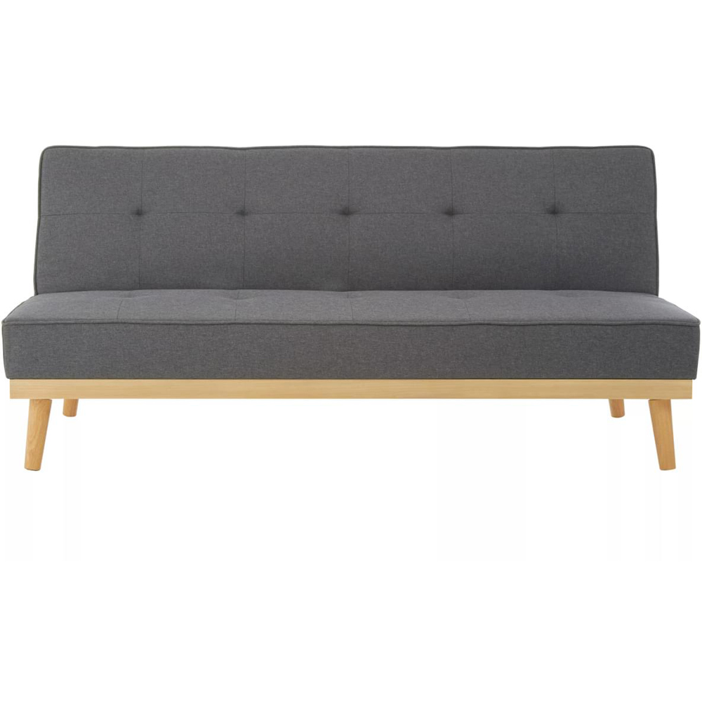 Interiors by Premier Stockholm Double Sleeper Grey Linen Sofa Bed Image 8