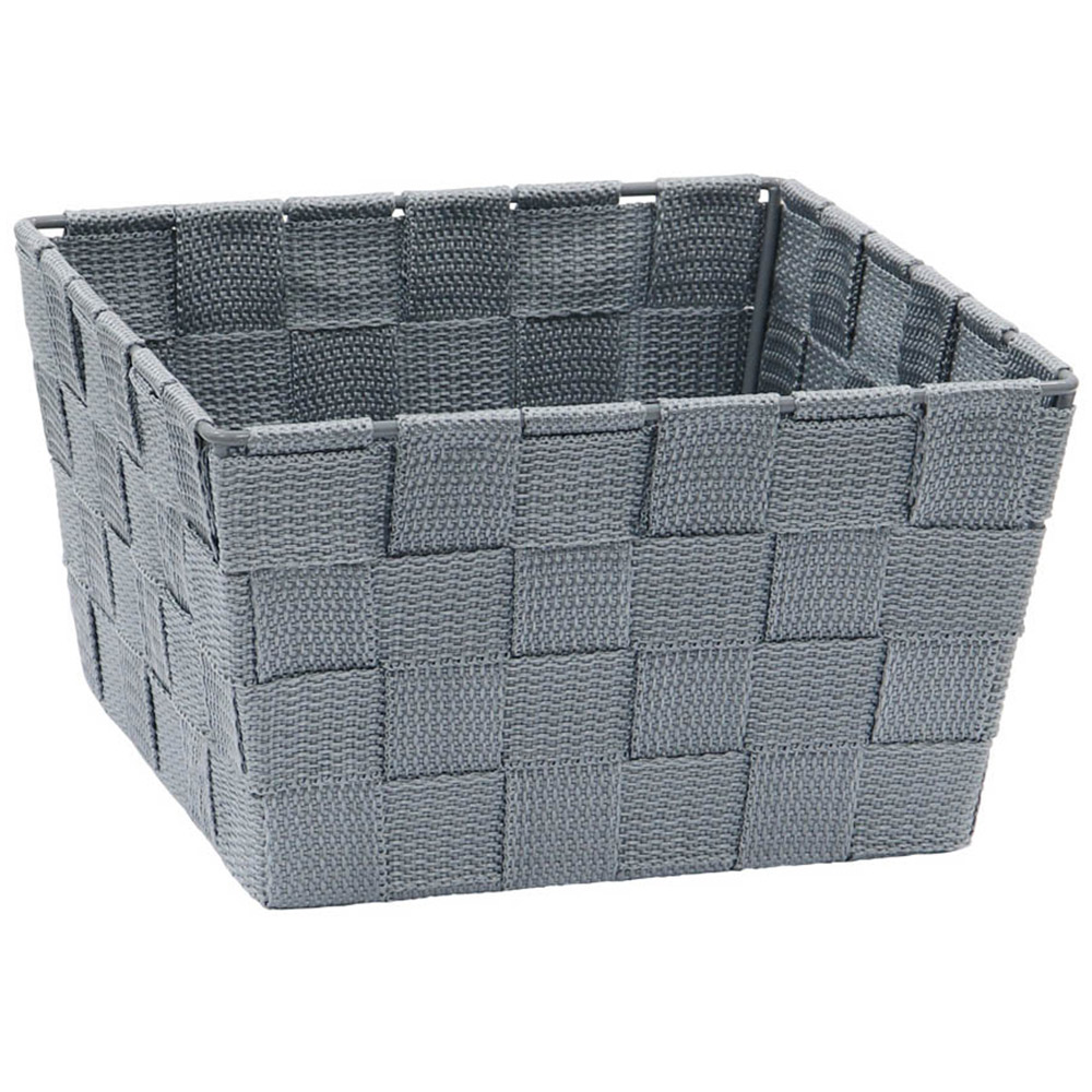 JVL 3L Vichy Square Nylon Storage Basket Image 1