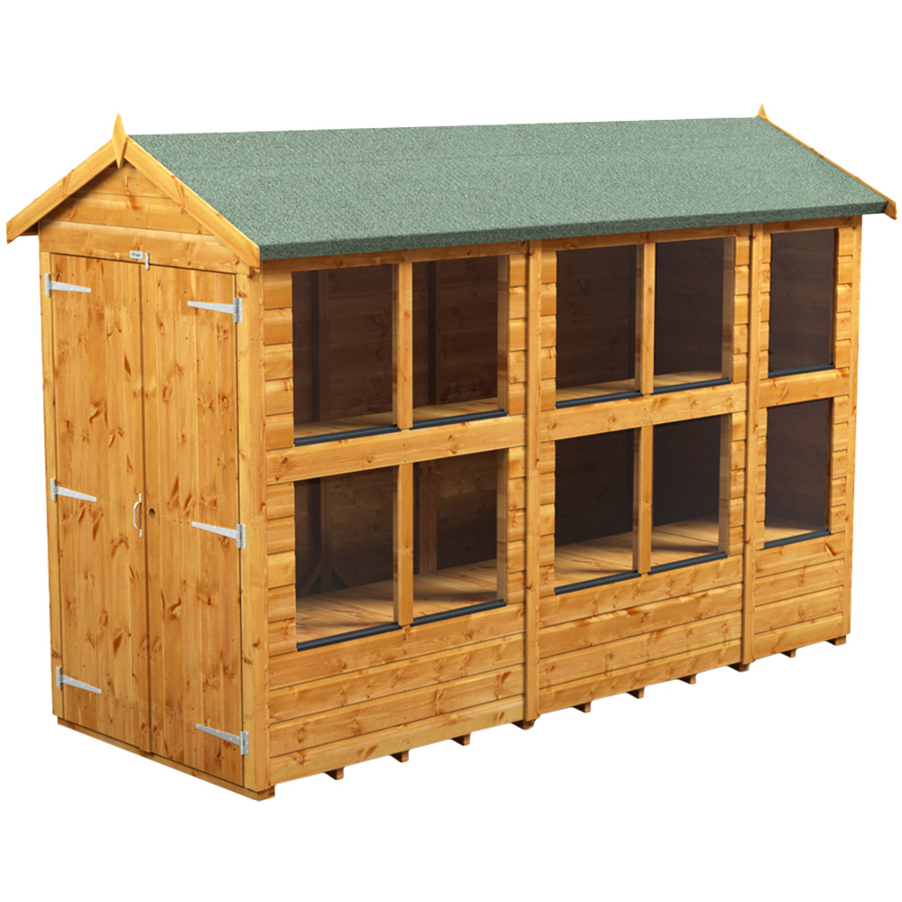 Power Sheds 10 x 4ft Double Door Apex Potting Shed Image 1