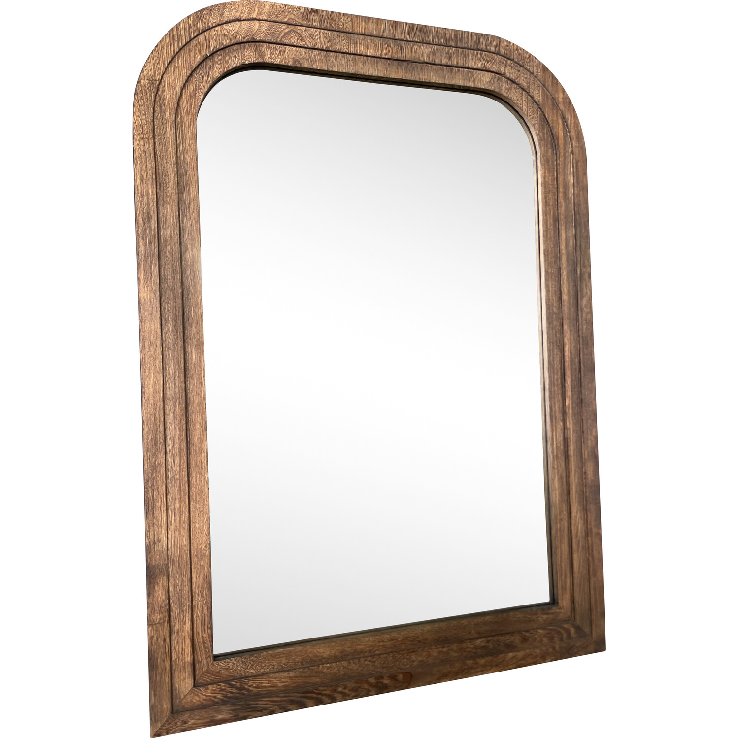 Harper Brown Wooden Arch Wall Mirror Image 2