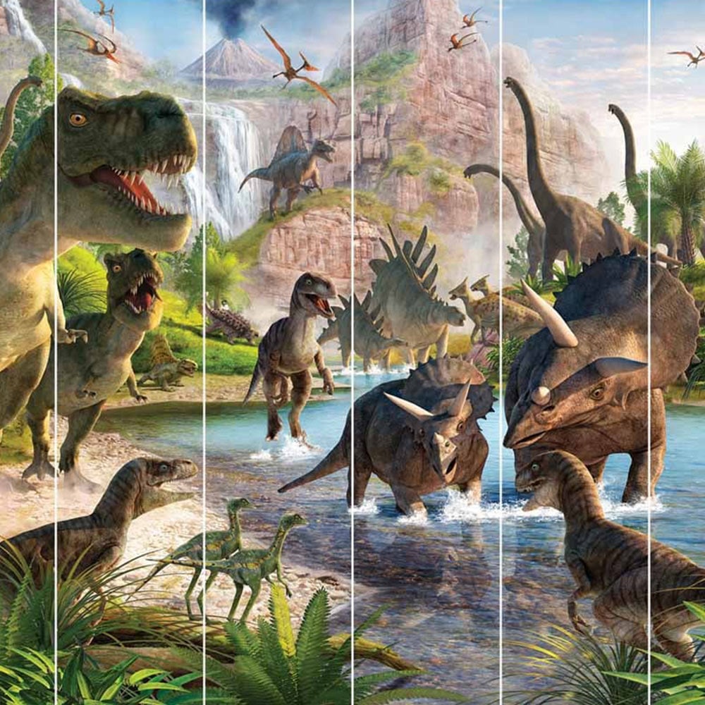 Walltastic Dinosaur Land Wall Mural Image 2