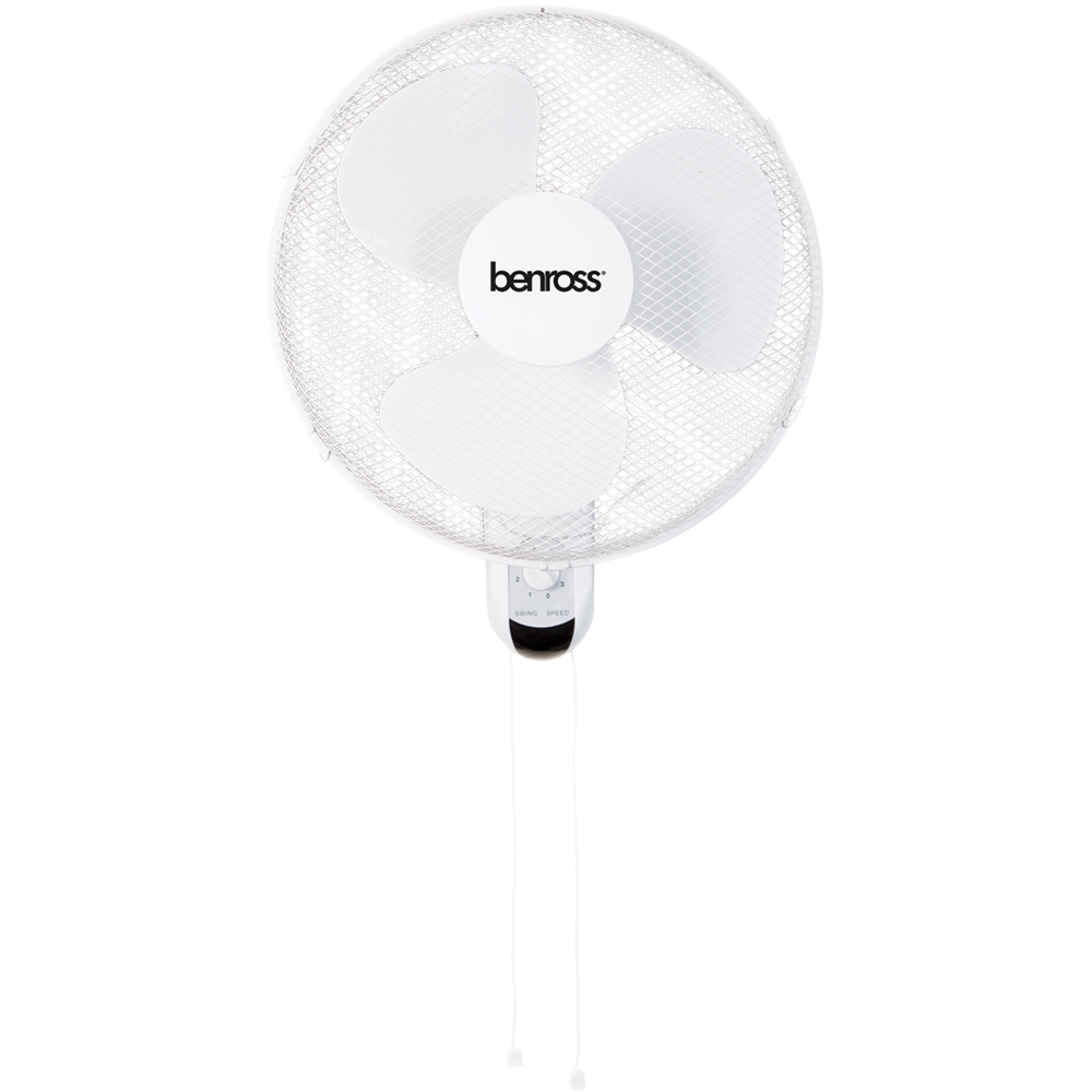 Benross Oscillating Wall Fan 16 inch Image 1