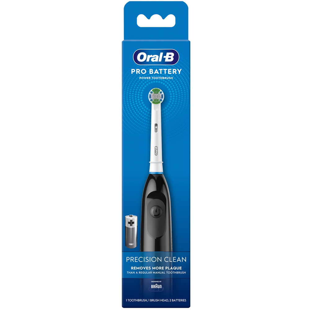 Oral-B Pro Black Battery Powered Toothbrush Image 1