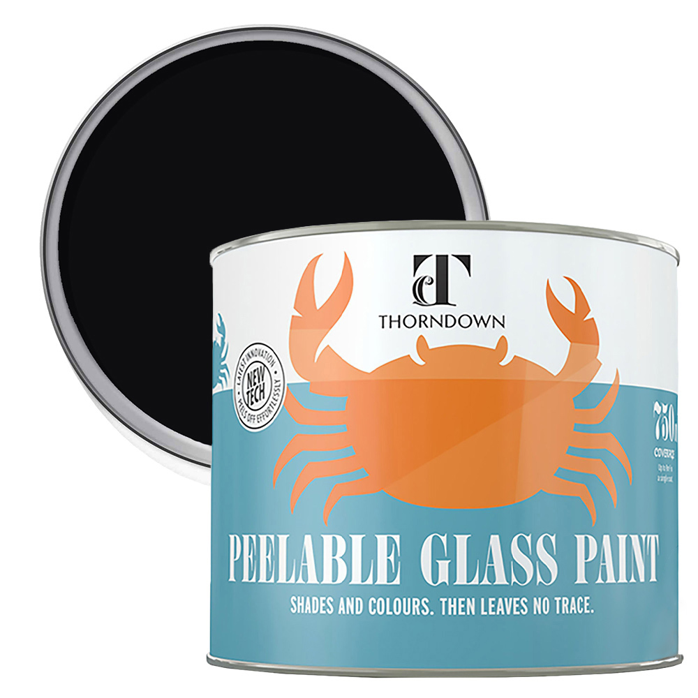 Thorndown Bat Black Peelable Glass Paint 750ml Image 1