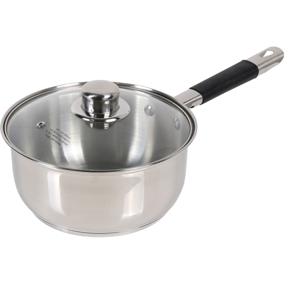 20cm Stainless Steel Saucepan with Lid Image