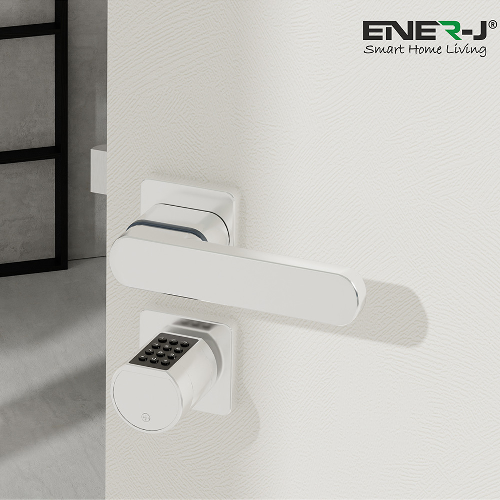 Ener-J Silver Smart Adjustable Cylinder Doorlock Image 3