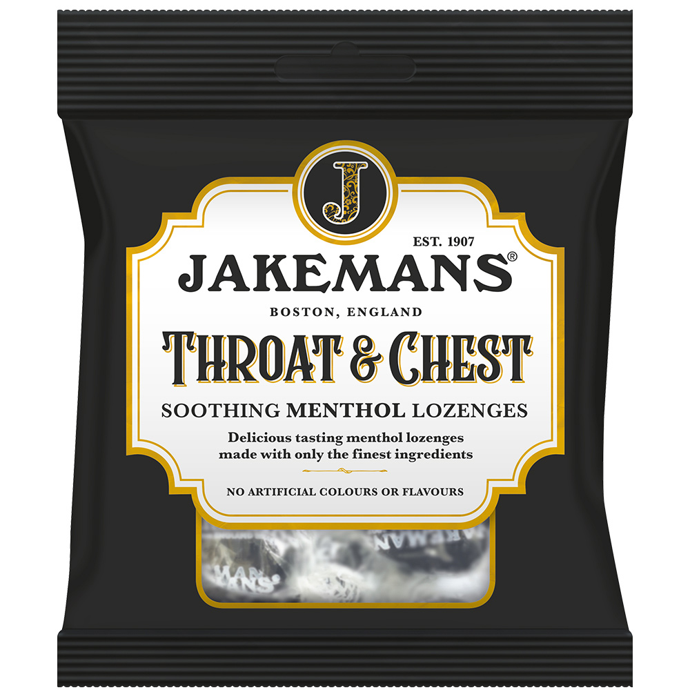Jakemans Throat and Chest Soothing Menthol Lozenges 73g Image 1