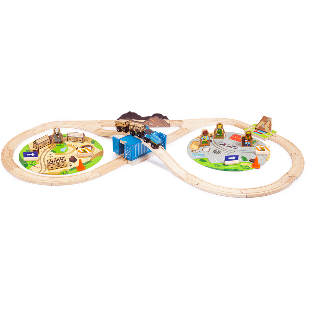 BigJigs Toys Rail Construction Train Set Image 1