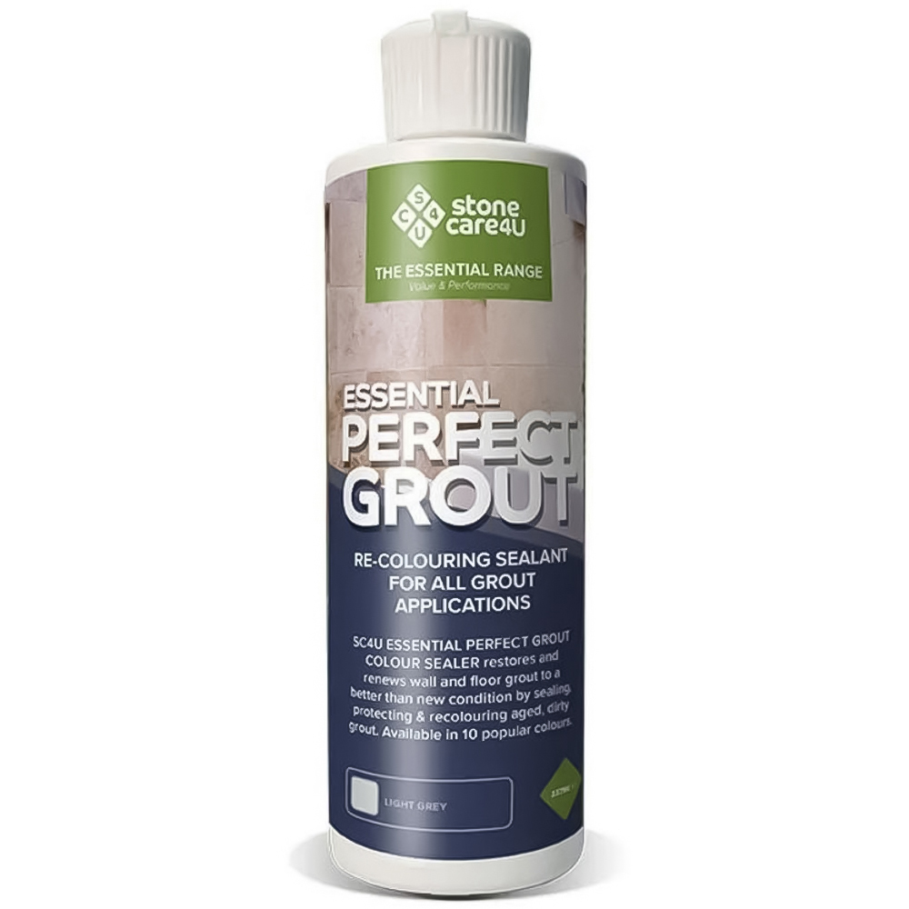 StoneCare4U Essential Light Grey Perfect Grout Sealer 237ml and Primer 500ml Bundle Image 2