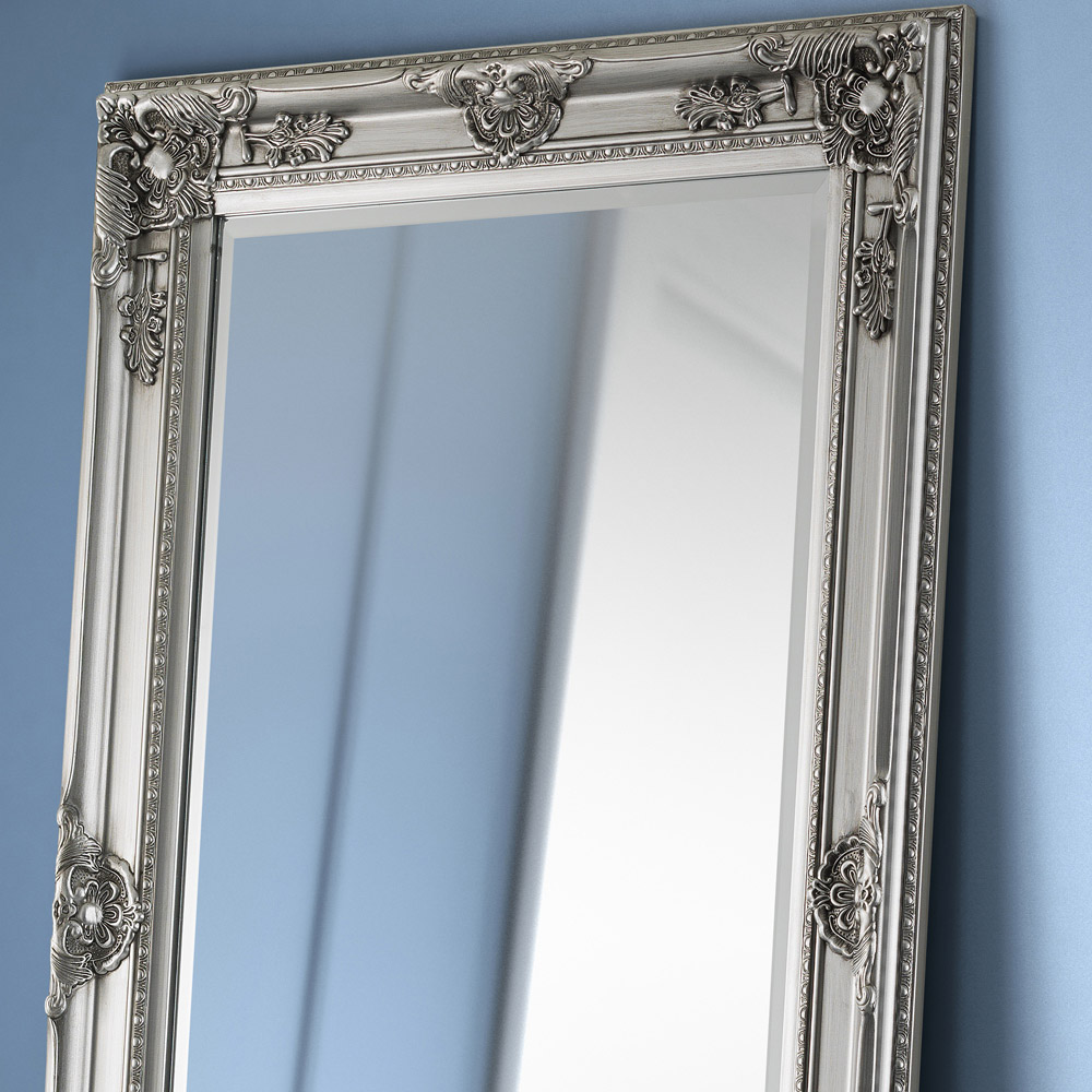 Julian Bowen Palais Pewter Lean To Dress Mirror Image 5