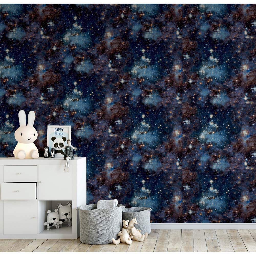 Arthouse Stardust Chalky Blue Wallpaper Image 4