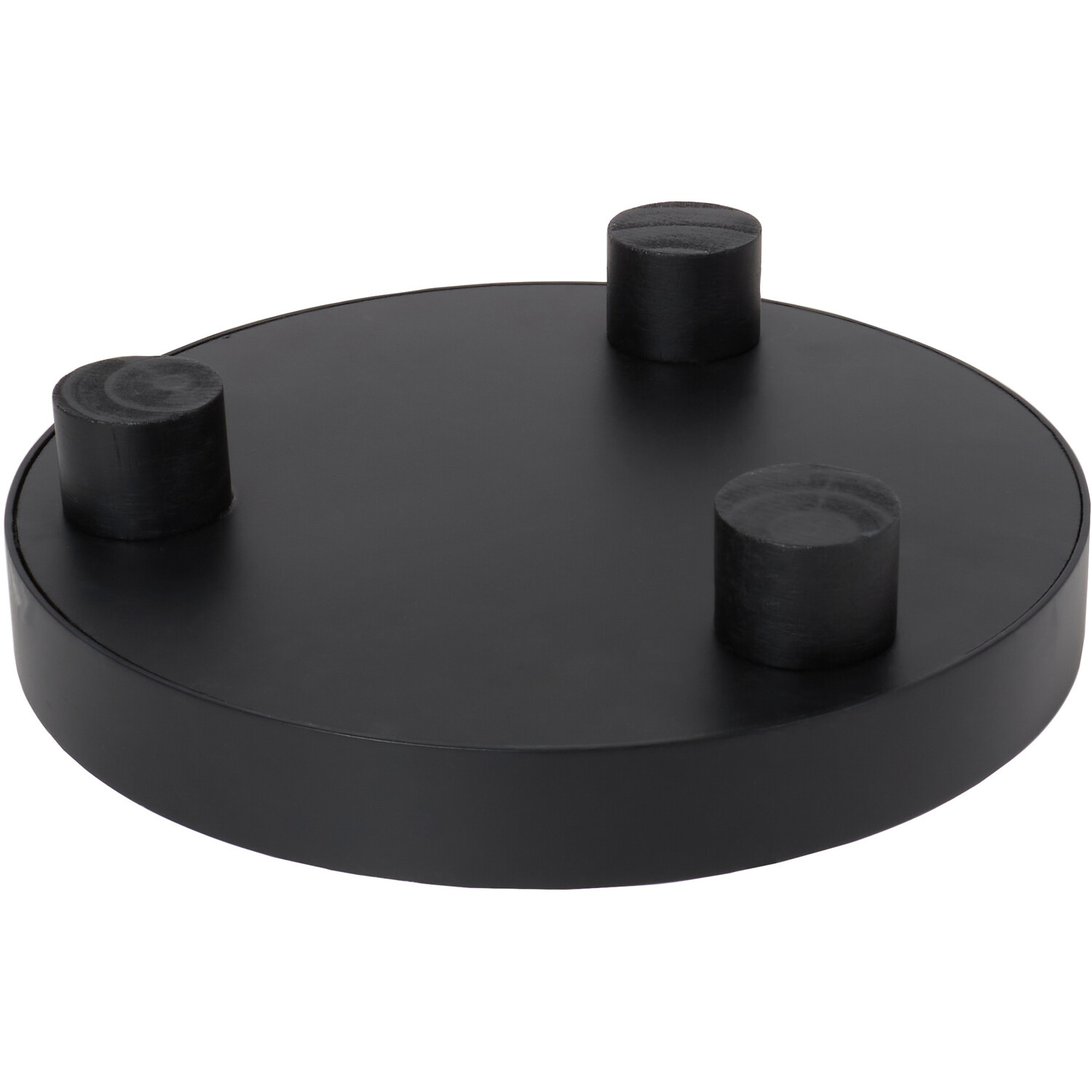 Footed Tray - Black Image 3
