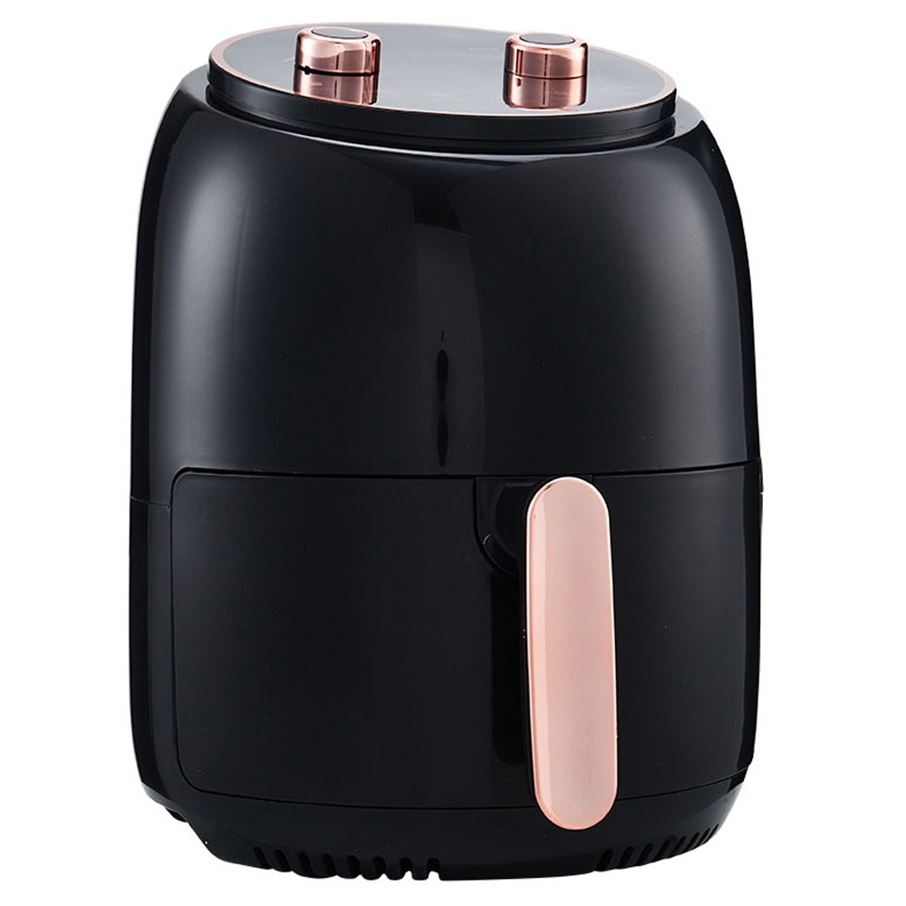 Living and Home DM0491 5.5L Black Air Fryer 2400W with Knob Image 3