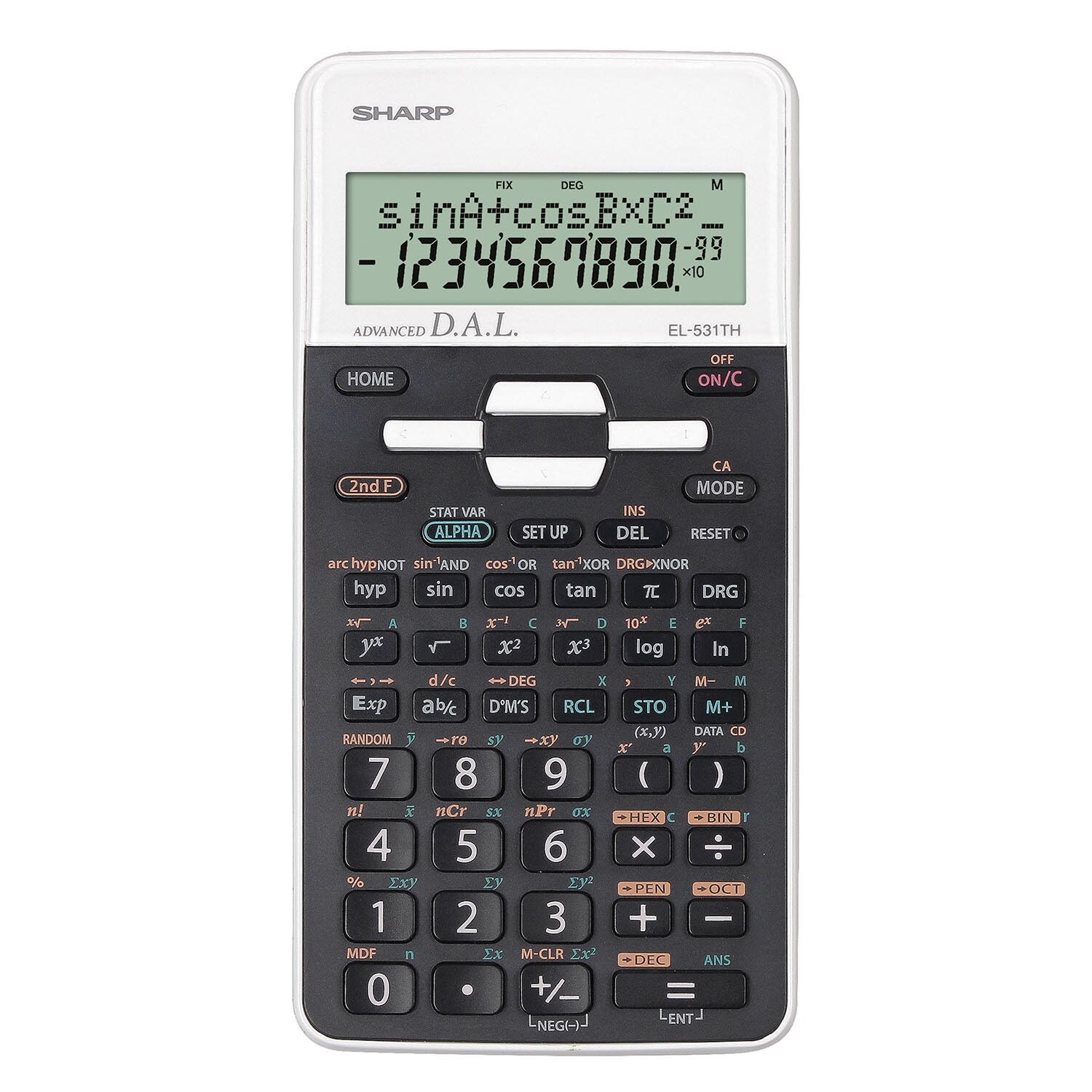 Sharp EL-531THB-WH Scientific Calculator Image 3