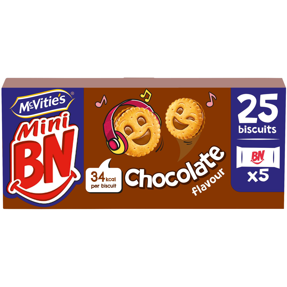 McVitie's BN Mini Chocolate Biscuits 5 Pack Image