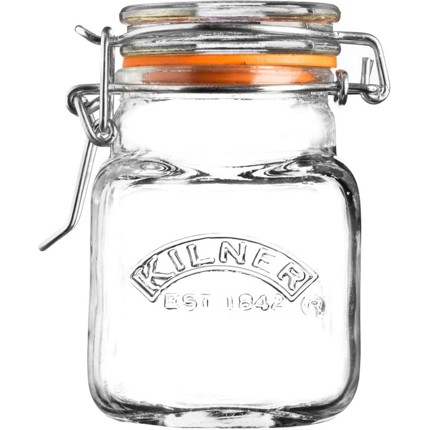 Kilner Square Spice Storage Jar with Clip Lid Image 1