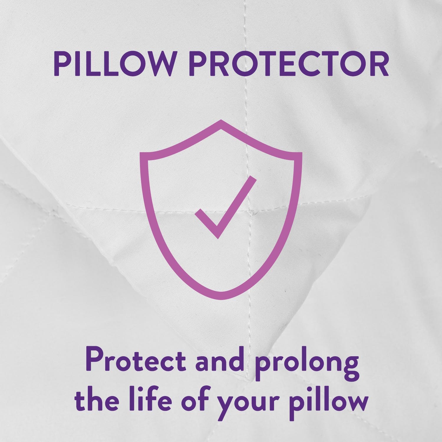 Slumberdown White Anti Allergy Pillow Protectors 2 Pack Image 3