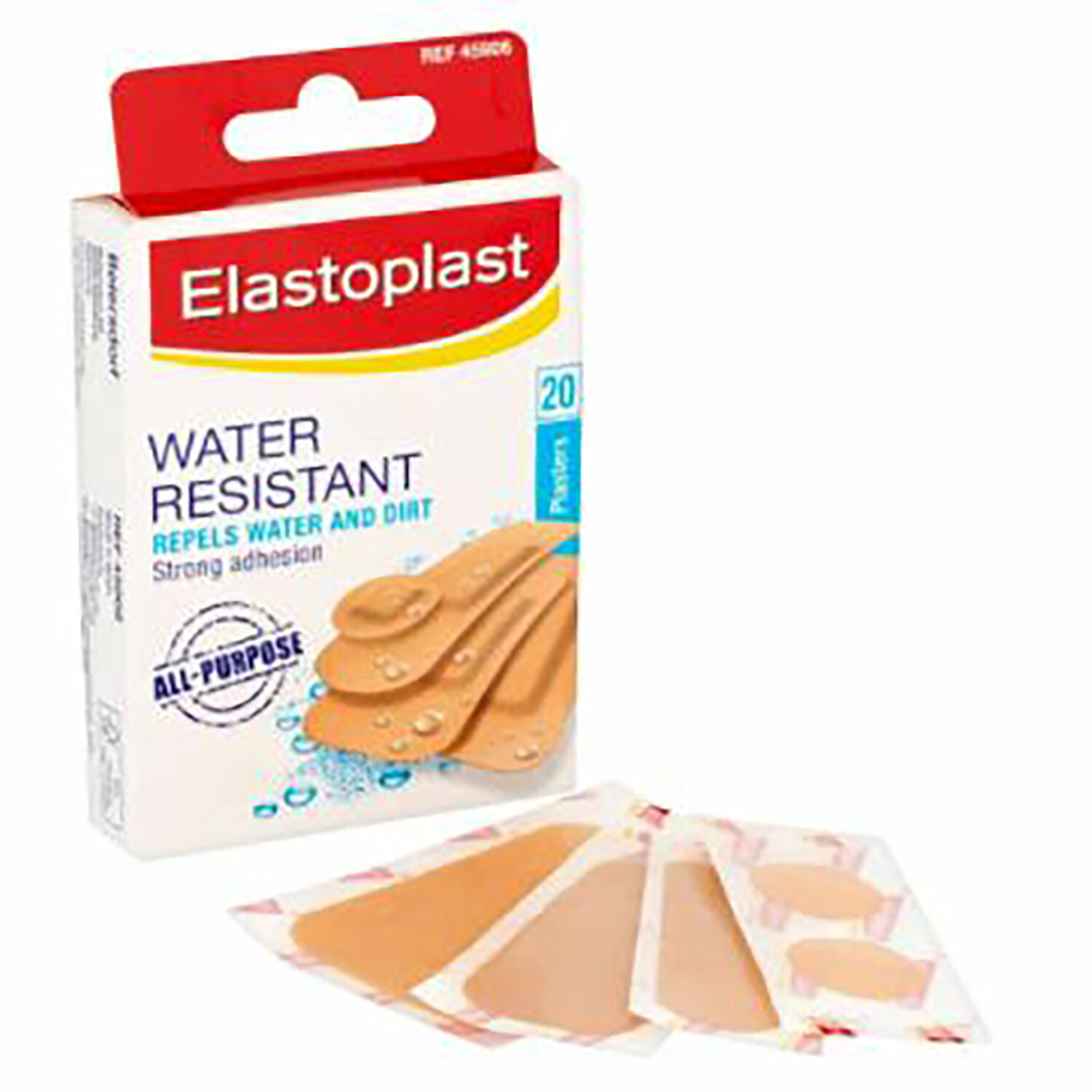 Pack of 20 Elastoplast Water Resistant Plasters Image 2