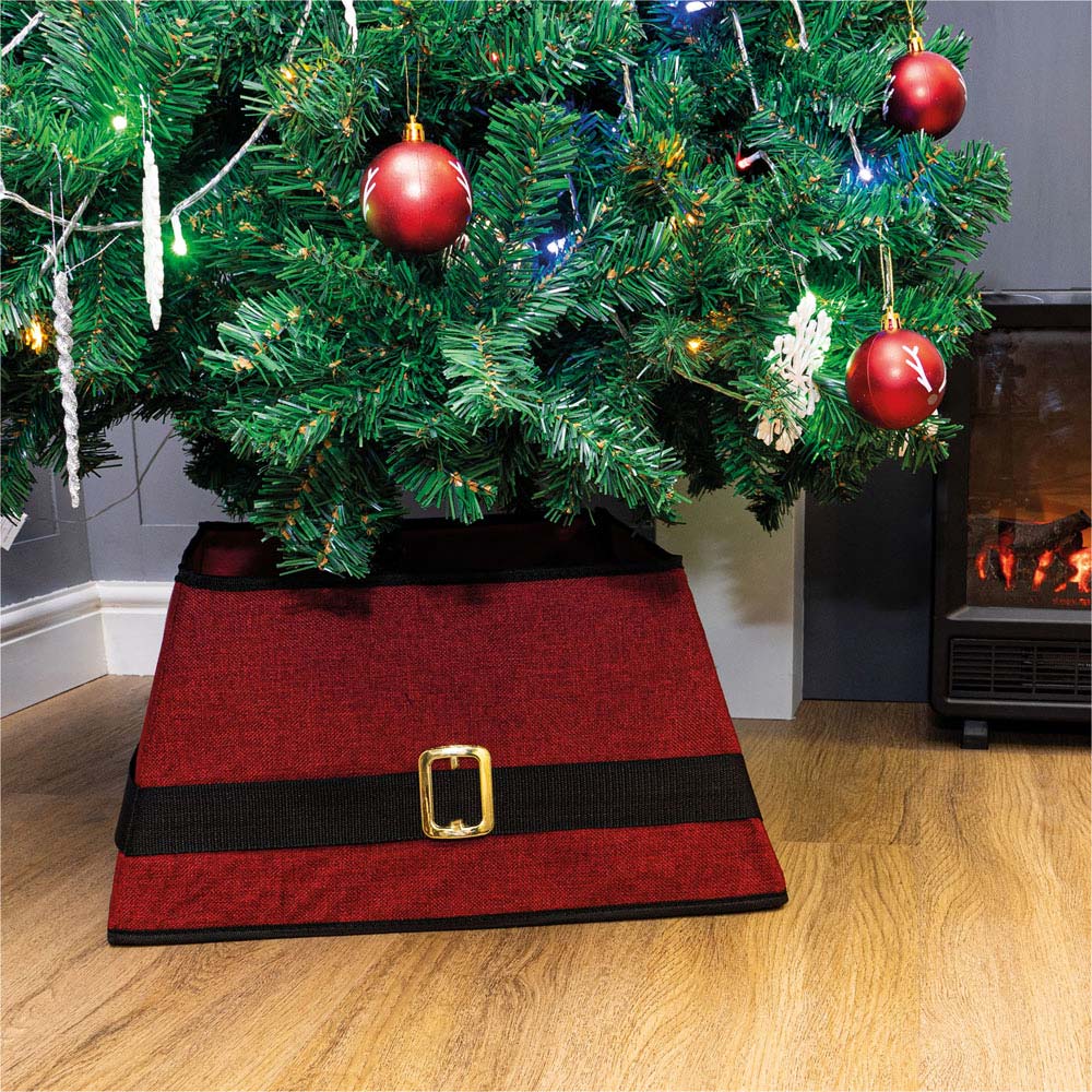 St Helens Red Santa Belt Tree Skirt Image 3
