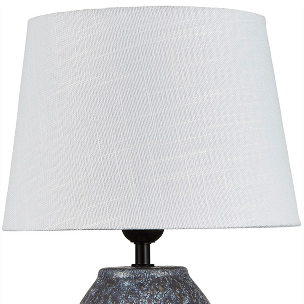 The Lighting and Interiors Elsa Crackled Base Table Lamp Image 4