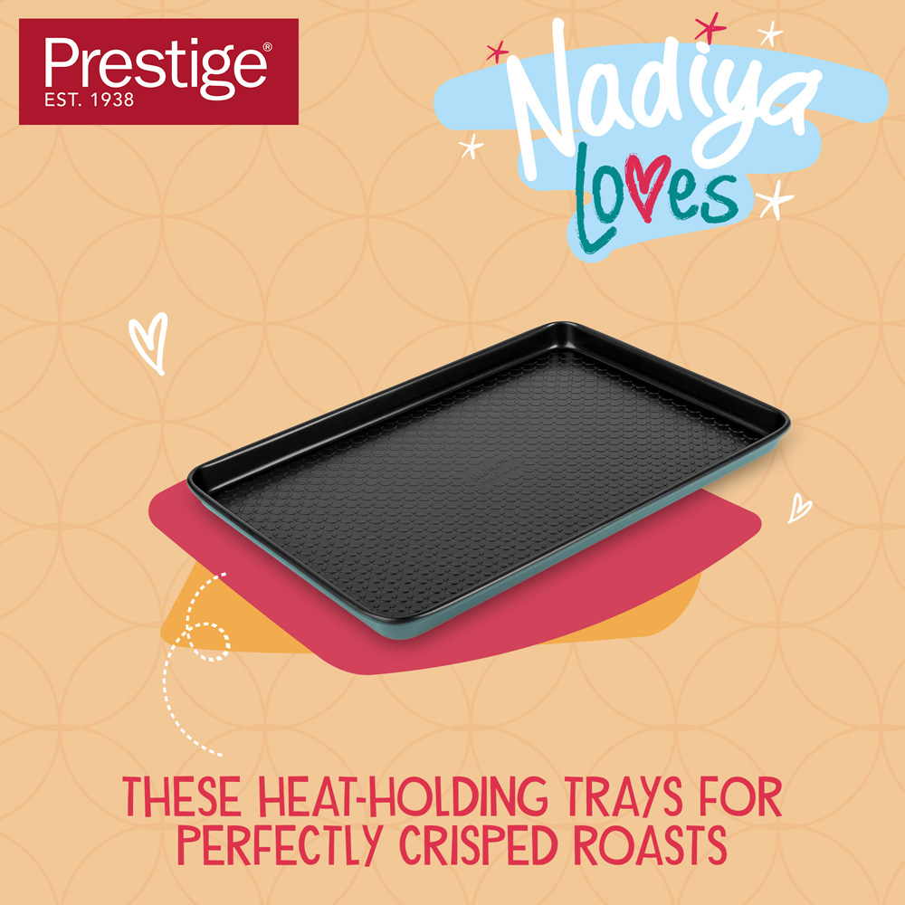 Nadiya x Prestige 3 Piece Oven Tray Set Image 2