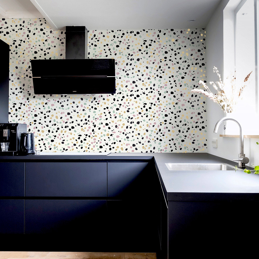 Arthouse Dalmatian Pastel Multicolour Wallpaper Image 5