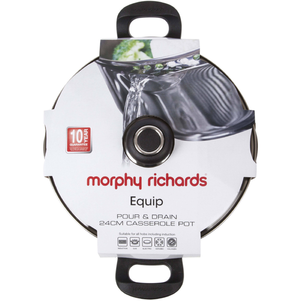 Morphy Richards 24cm Stainless Steel Casserole with Lid Image 7