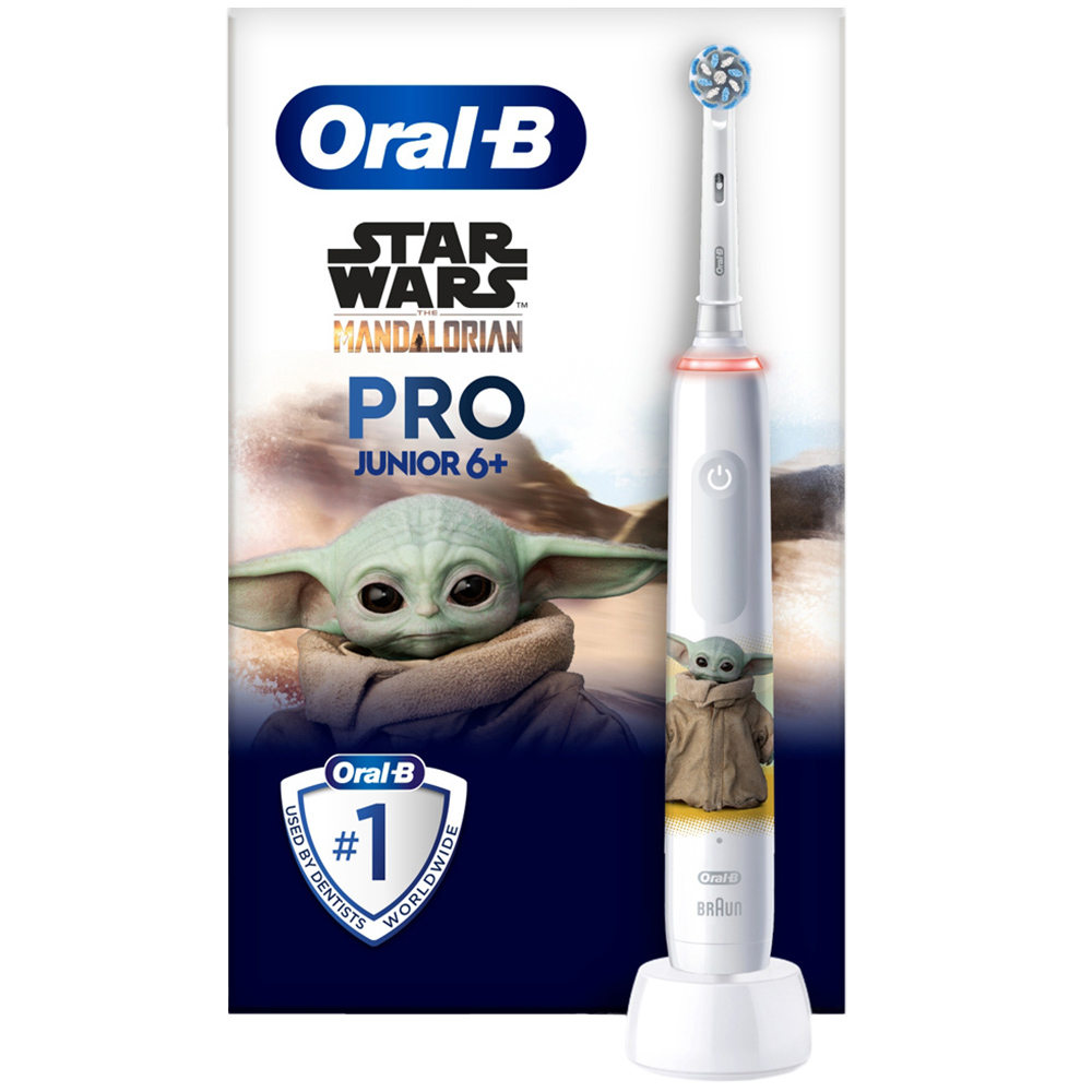 Oral-B Junior Pro 3 Star Wars White Electric Toothbrush Image 2