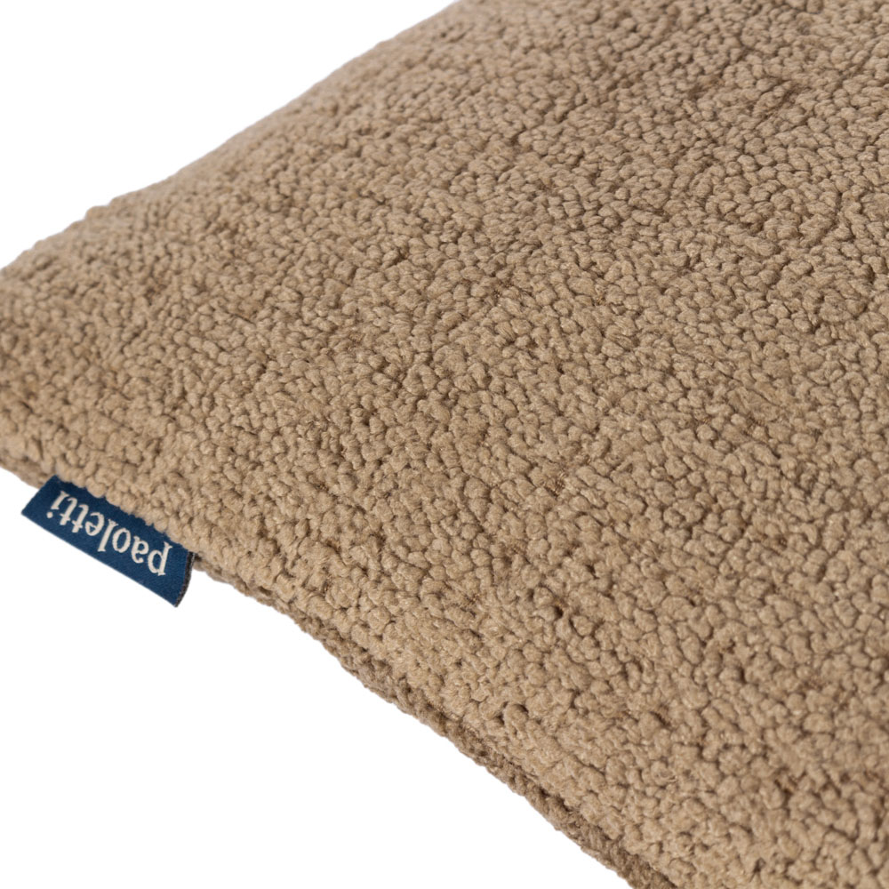 Paoletti Nellim Biscuit Boucle Cushion Image 3