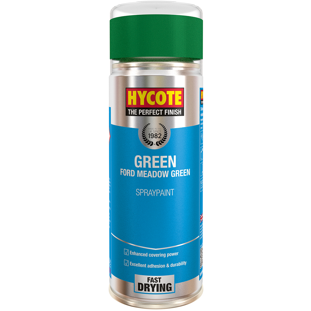 Hycote Ford Meadow Green Car Spray Paint 400ml Image