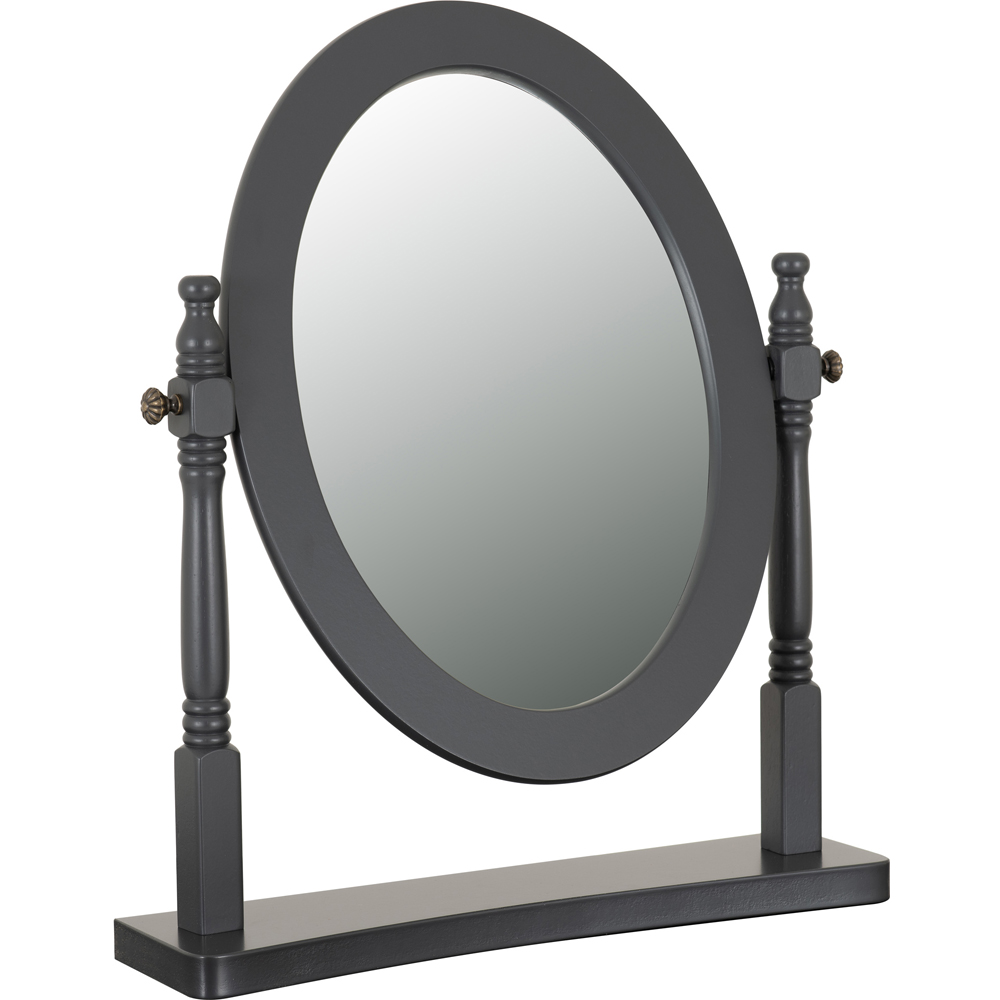 Seconique Contessa Grey Dressing Table Mirror Image 1