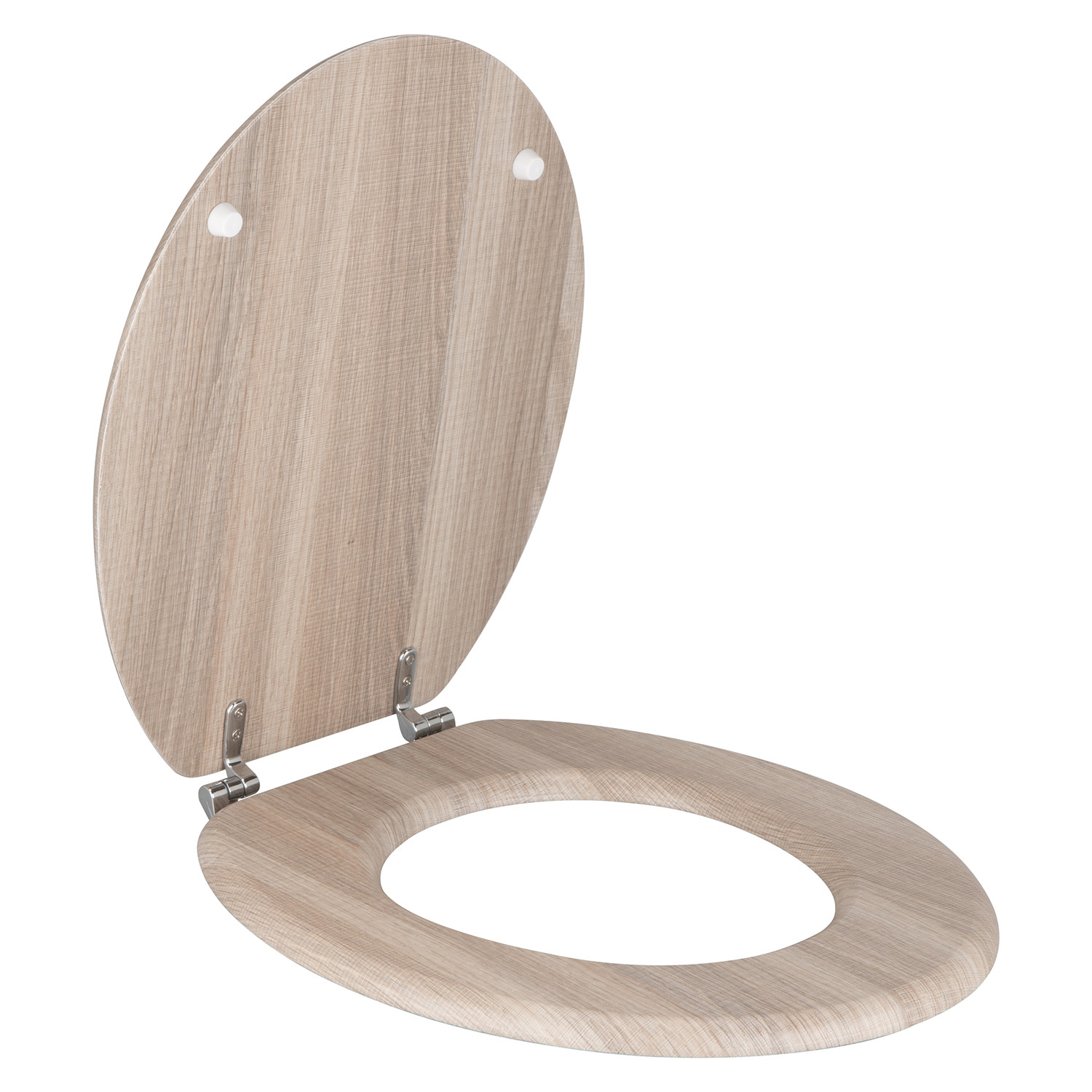 Phantom Oak Wooden Effect Toilet Seat Image 2