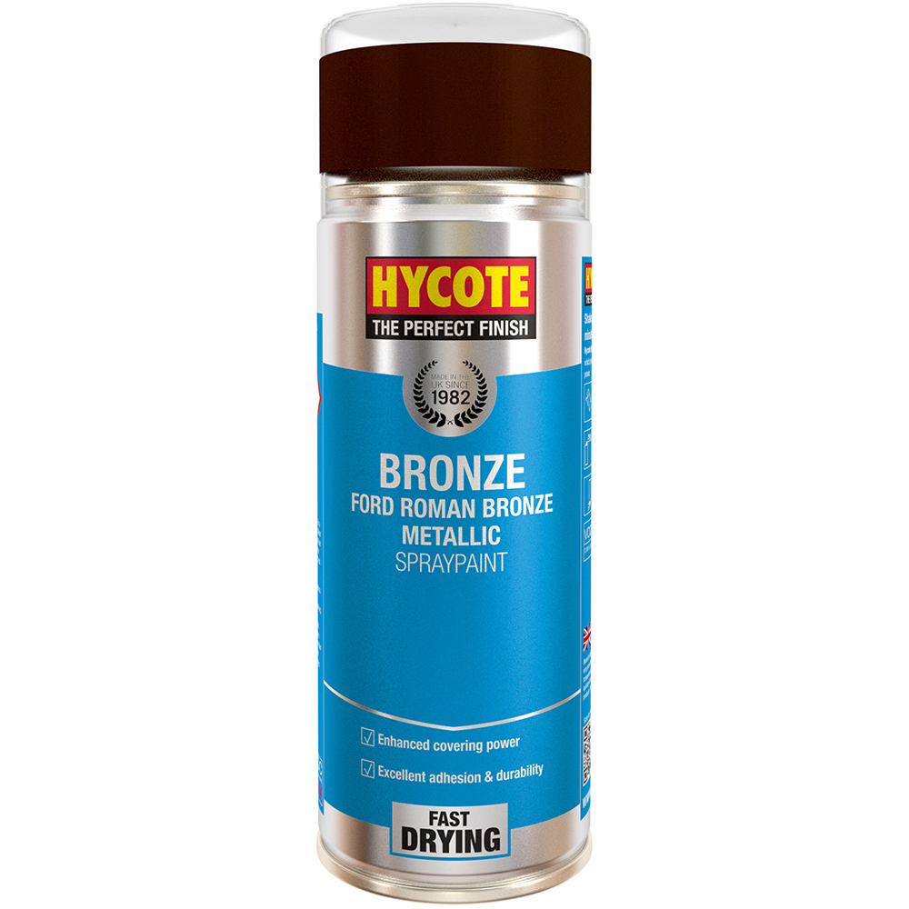 Hycote Ford Roman Bronze Car Spray Paint 400ml Image