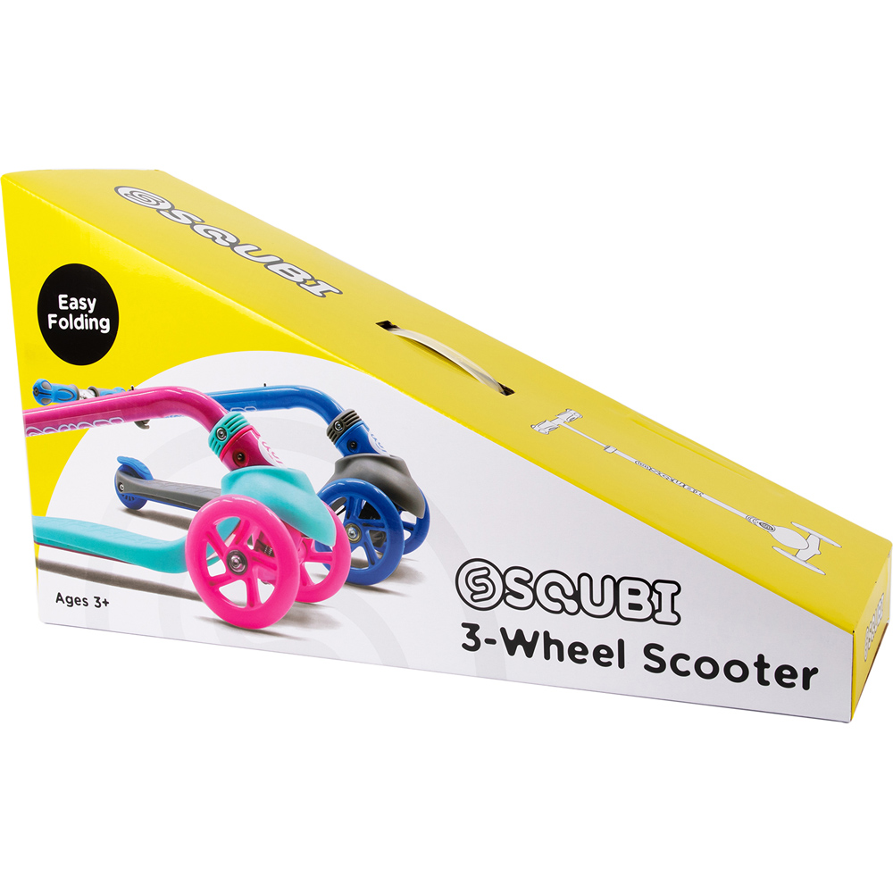 SQUBI Pink Three Wheel Scooter Image 5