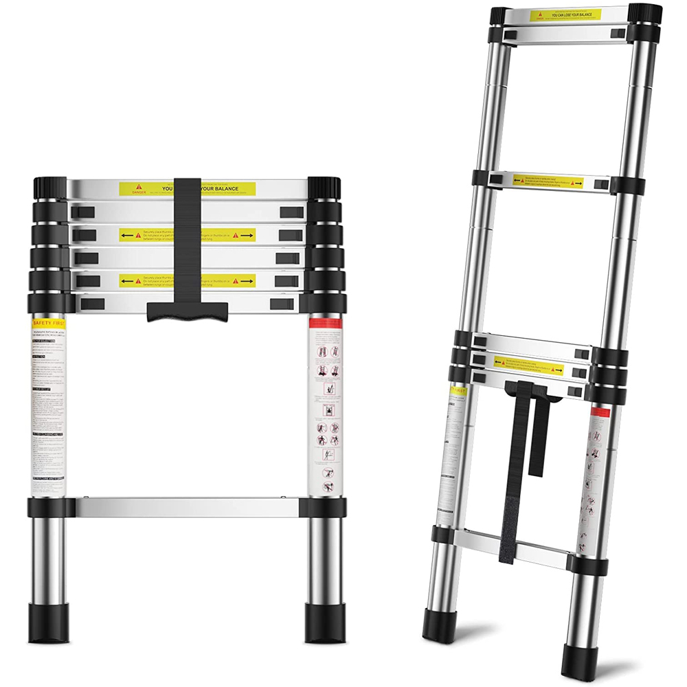 Neo Extendable Aluminium Foldable Telescopic Ladder 2.9m Image 1