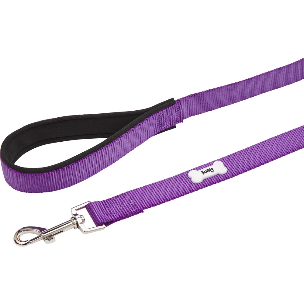 Bunty Middlewood One Size Purple Nylon Dog Lead Image 1