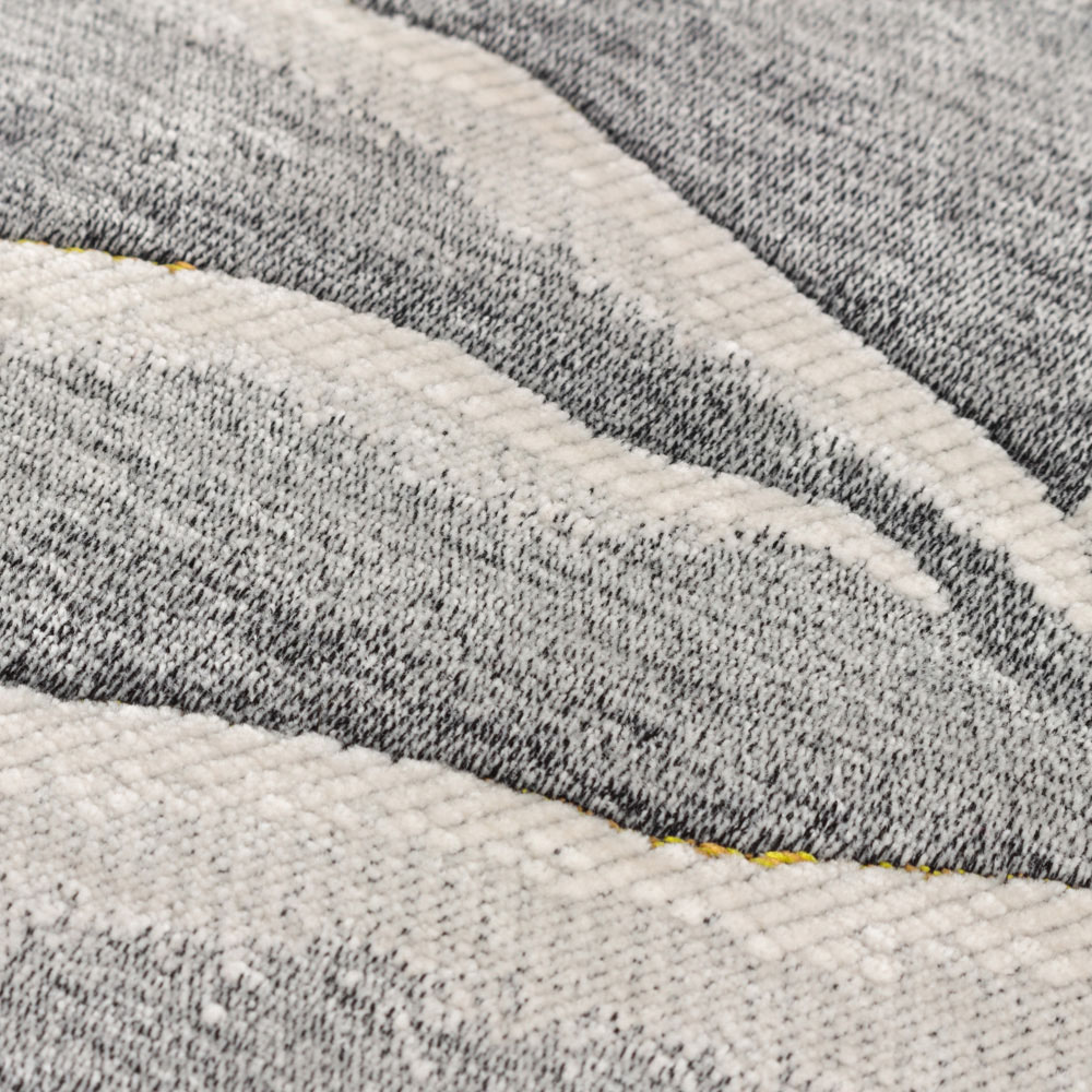 Paoletti Stratus Grey Jacquard Cushion Image 5