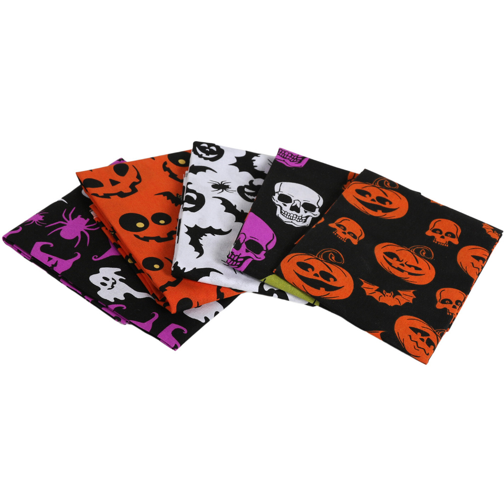Halloween Spooky Fabric Fat Quarters Image