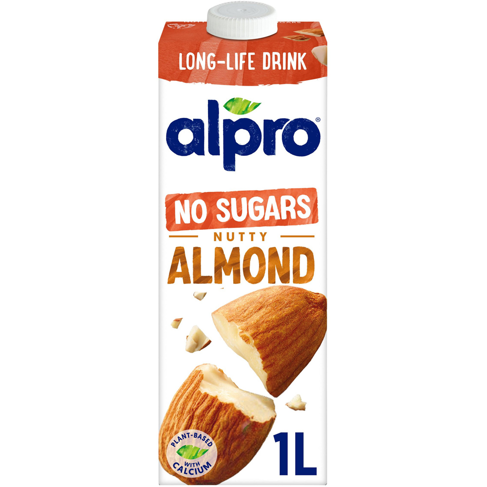 Alpro Unsweetened Almond Milk 1L Image