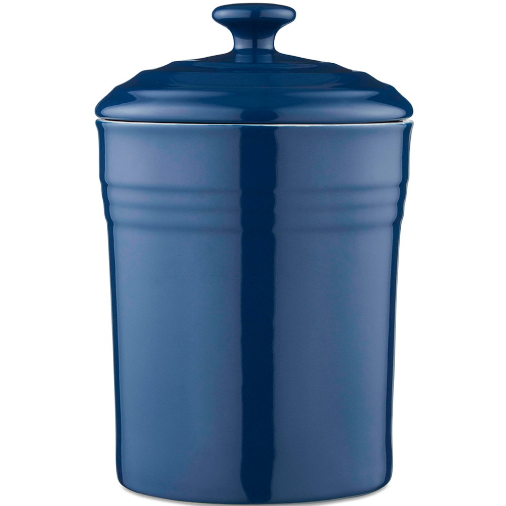 Barbary and Oak 23cm Limoges Blue Ceramic Storage Jar Image 1