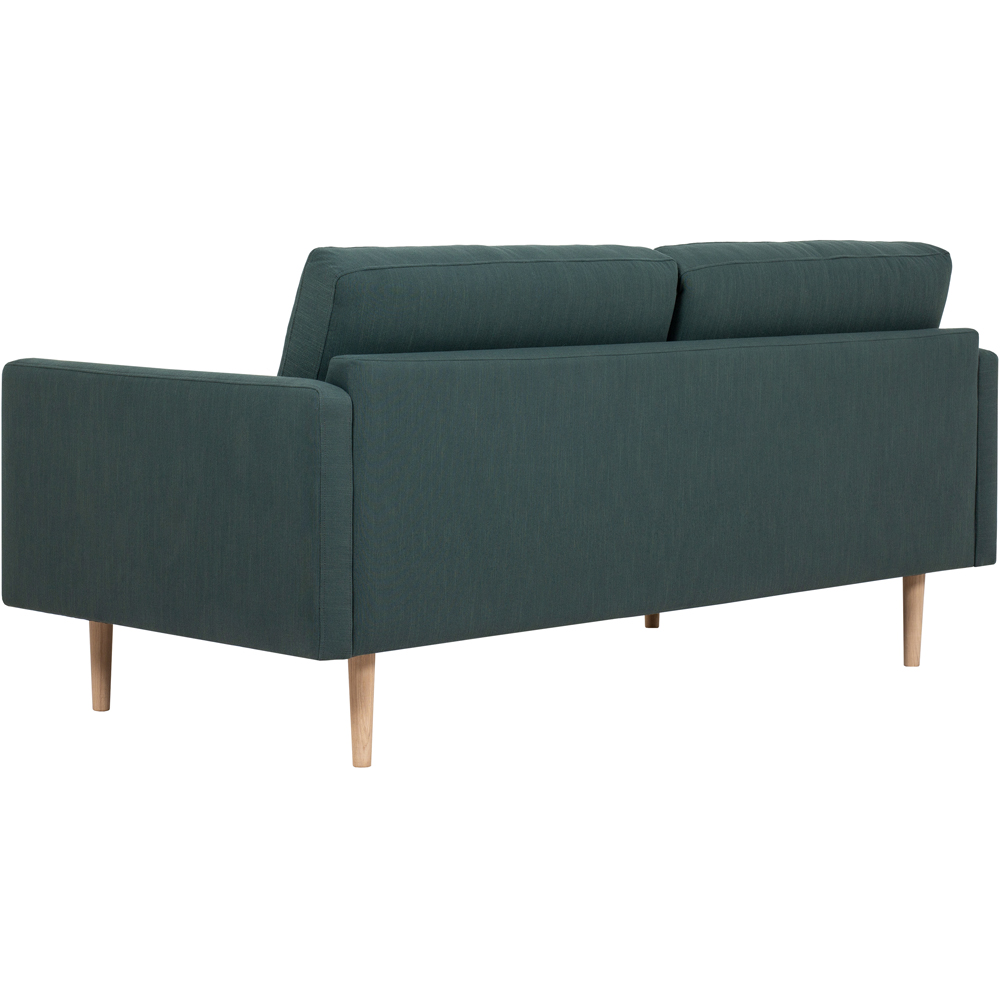 Florence Larvik 2.5 Seater Dark Green Sofa with Oak Legs Image 4