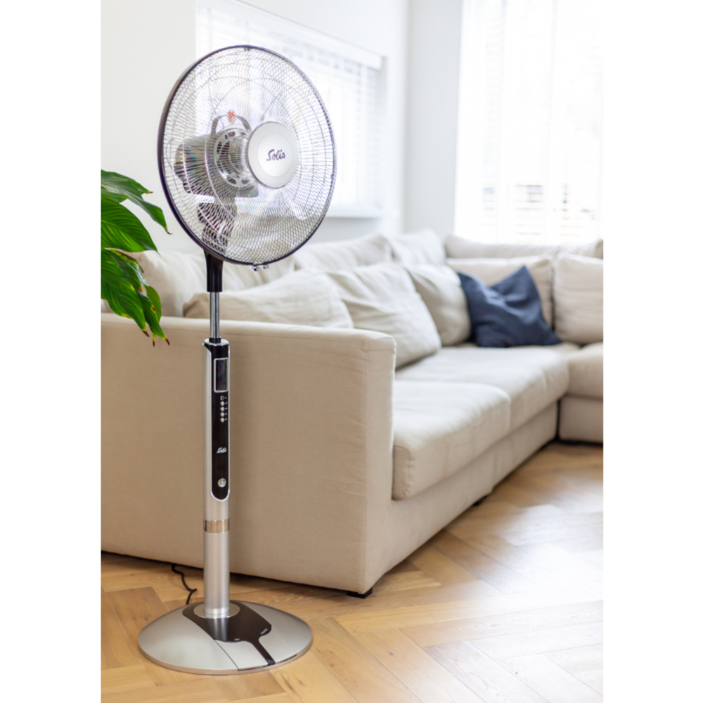 Solis Fan-Tastic Grey Pedestal Fan 49 inch Image 2