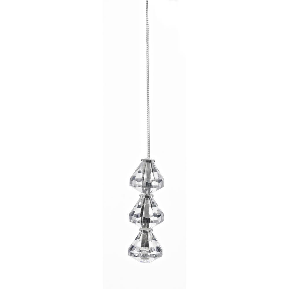 Wilko Light Pull Crystal Effect Wilko