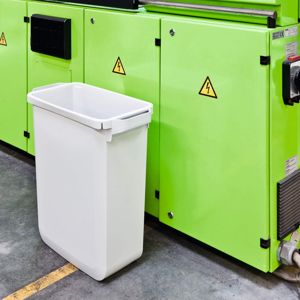 Durable DURABIN Rectangular Food and Freezer Safe Grey Recycling Bin 60L Image 2