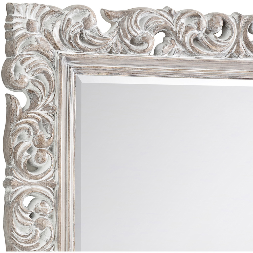 Julian Bowen Baroque Distressed Wall Mirror Image 3
