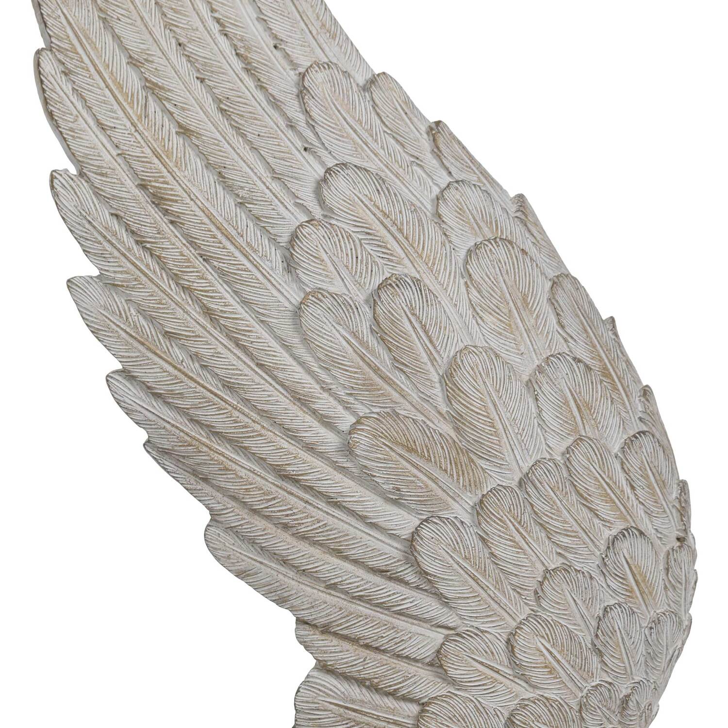 Single Natural Washed Large Angel Wing Ornament in Assorted styles Image 3
