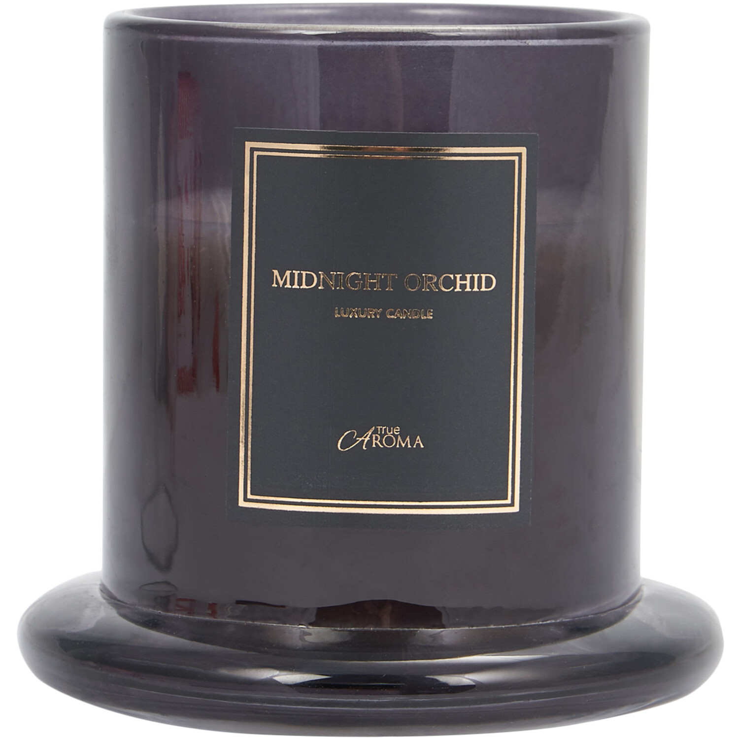 Midnight Orchid Bell Jar Candle - Black Image 3